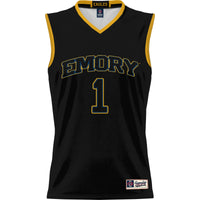 #1 Emory Eagles GameDay Greats Lightweight Basketball Jersey - Black