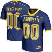 Marquette Golden Eagles GameDay Greats NIL Pick-A-Player Lightweight Lacrosse Jersey - Navy