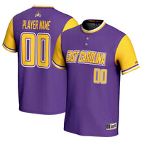 ECU Pirates GameDay Greats NIL Pick-A-Player Lightweight Softball Jersey - Purple