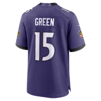 Baltimore Ravens Mike Green Nike Purple Team Game Jersey