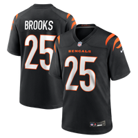Cincinnati Bengals Tahj Brooks Nike Black Team Game Jersey
