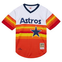 Houston Astros Craig Biggio Mitchell & Ness White 2004 Cooperstown Collection Authentic Throwback Jersey