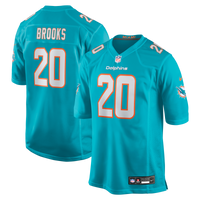 Miami Dolphins Jordyn Brooks Nike Aqua Game Jersey