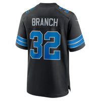 Detroit Lions Brian Branch Nike Black Alternate Game Jersey