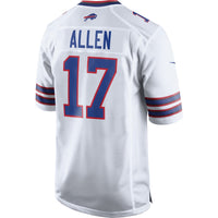 Buffalo Bills Josh Allen Nike White Game Player Jersey
