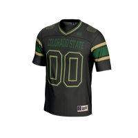 Colorado State Rams GameDay Greats Personalized Football Fashion Jersey - Black