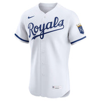 Kansas City Royals Nike White Home Elite Jersey
