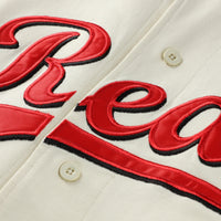Cincinnati Reds Profile Cream/Red Big & Tall Two-Color Fashion Jersey
