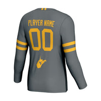West Virginia Mountaineers GameDay Greats NIL Pick-A-Player Lightweight Volleyball Jersey - Gray