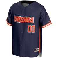 Virginia Cavaliers GameDay Greats NIL Pick-A-Player Lightweight Baseball Jersey - Navy