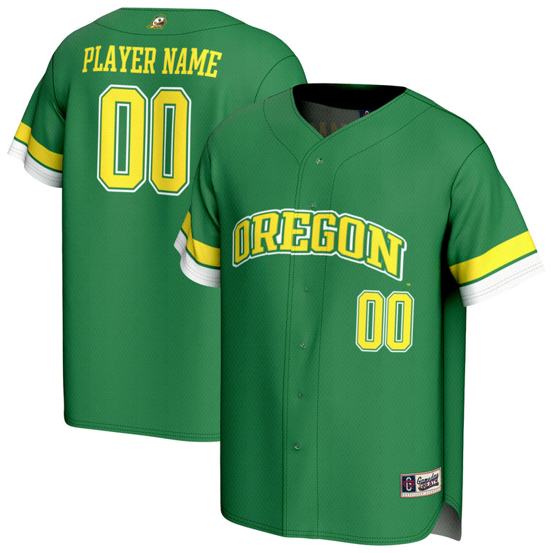Oregon Ducks GameDay Greats NIL Pick-A-Player Lightweight Collegiate Baseball Fashion Jersey - Green