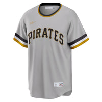 Pittsburgh Pirates Roberto Clemente Nike Gray Road Cooperstown Collection Player Jersey
