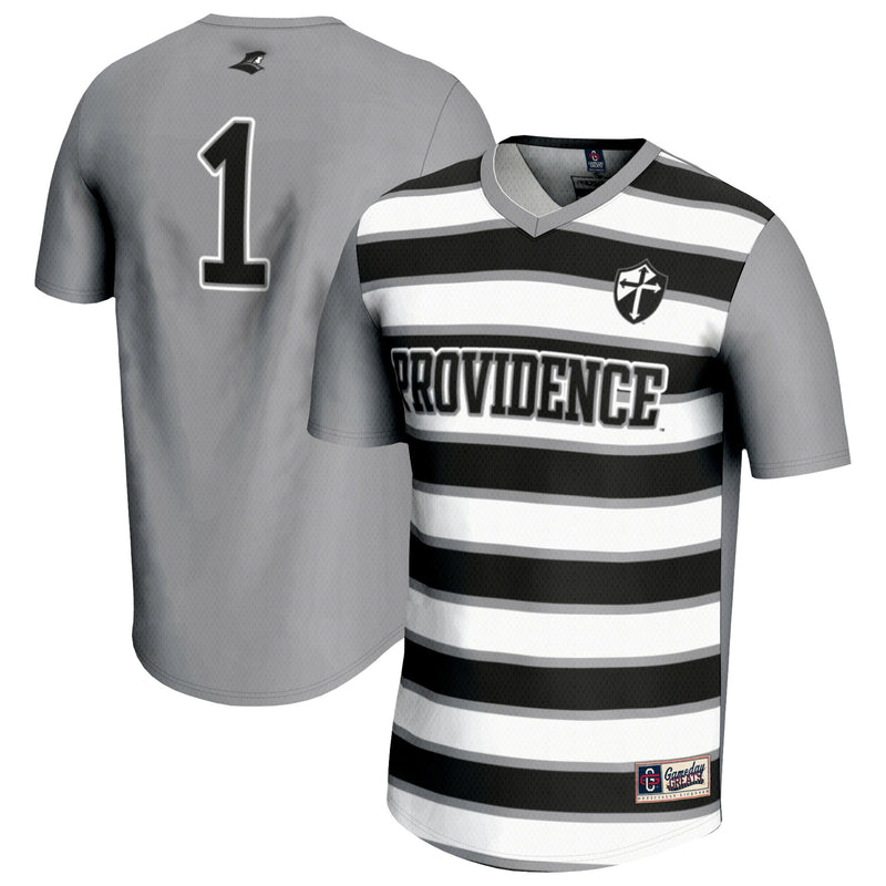 #1 Providence Friars GameDay Greats Lightweight Soccer Fashion Jersey - Silver