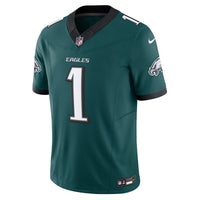 Philadelphia Eagles Jalen Hurts Nike Midnight Green Vapor F.U.S.E. Limited Jersey