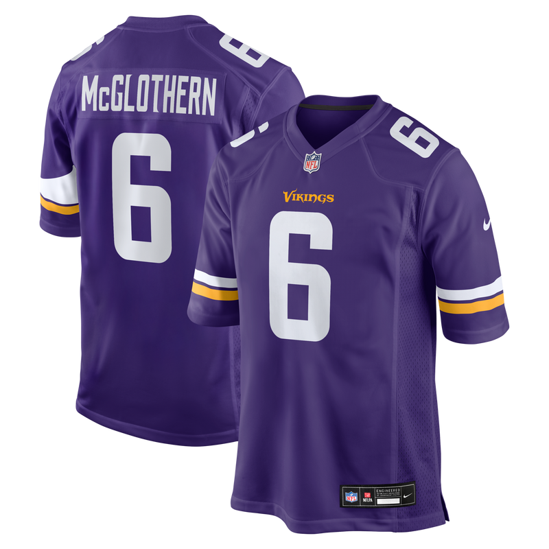 Minnesota Vikings Dwight McGlothern Nike Purple Team Game Jersey
