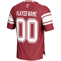 Temple Owls GameDay Greats NIL Pick-A-Player Football Jersey - Crimson