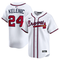 Atlanta Braves Jarred Kelenic Nike White Home Limited Player Jersey