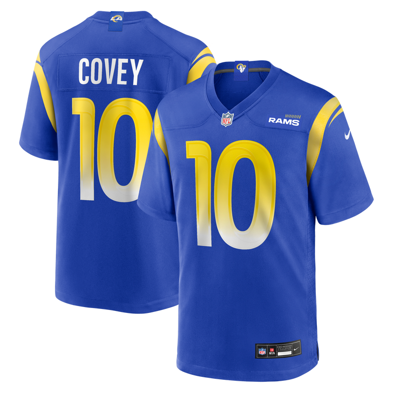Los Angeles Rams Britain Covey Nike Royal Team Game Jersey