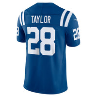Indianapolis Colts Jonathan Taylor Nike Royal Team Vapor F.U.S.E. Stitched Limited Jersey