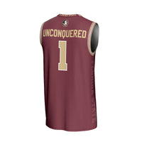 #1 Florida State Seminoles GameDay Greats Lightweight Icon Print Basketball Jersey - Garnet
