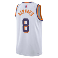 Phoenix Suns Nike Association Edition Swingman Jersey - White - Luke Kennard -