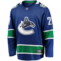 Vancouver Canucks Nils Hoglander Fanatics Blue Home Premier Breakaway Player Jersey