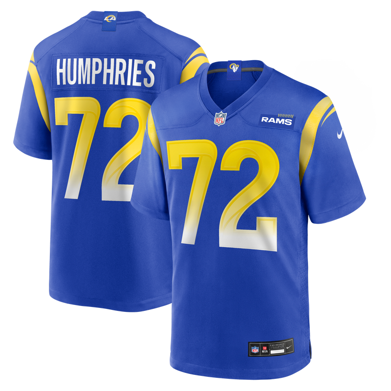 Los Angeles Rams D.J. Humphries Nike Royal Team Game Jersey