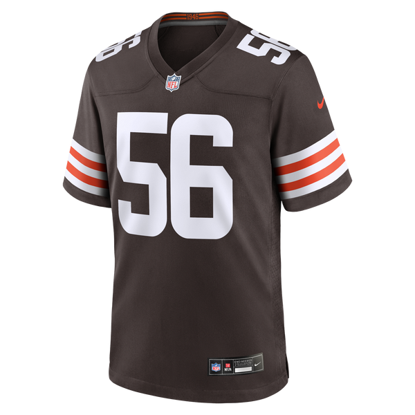 Cleveland Browns Luke Wypler Nike Brown Team Game Jersey