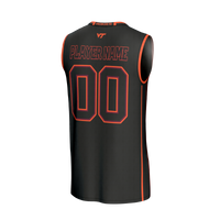 Virginia Tech Hokies GameDay Greats Lightweight Collegiate Basketball NIL Pick-A-Player Fashion Jersey - Black