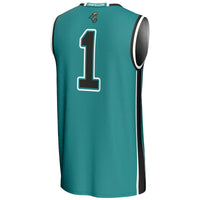 #1 Coastal Carolina Chanticleers GameDay Greats Lightweight Basketball Jersey - Light Blue