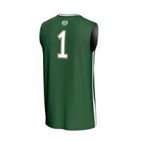 #1 Colorado State Rams GameDay Greats Lightweight Collegiate Basketball Fashion Jersey - Green