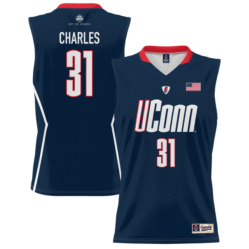 Tina Charles UConn Huskies GameDay Greats Lightweight Basketball Alumni Jersey - Navy
