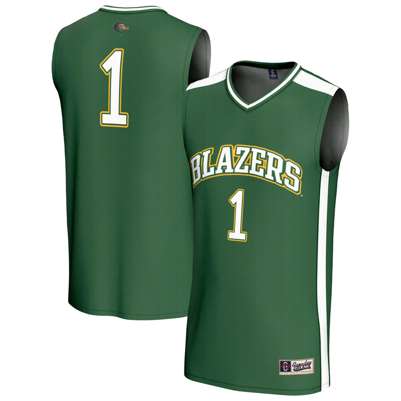 #1 UAB Blazers GameDay Greats Lightweight Basketball Fashion Jersey - Green
