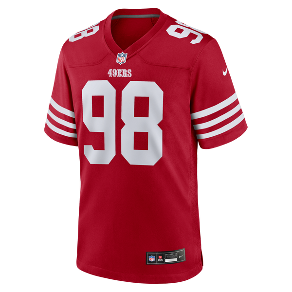 San Francisco 49ers Mykel Williams Nike Scarlet Game Player Jersey