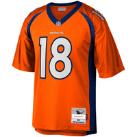 Denver Broncos Peyton Manning Mitchell & Ness Orange Big & Tall 2015 Retired Player Replica Jersey