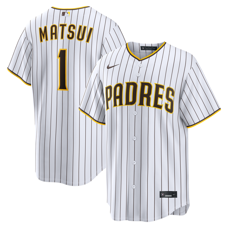 San Diego Padres Yuki Matsui Nike White Home Replica Jersey
