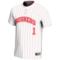 #1 Nebraska Huskers GameDay Greats Lightweight Softball Jersey - White