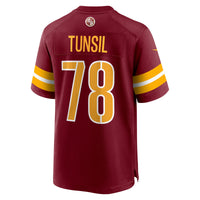 Washington Commanders Laremy Tunsil Nike Burgundy Team Game Jersey