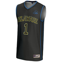 #1 Delaware Fightin' Blue Hens GameDay Greats Lightweight Basketball Jersey - Black