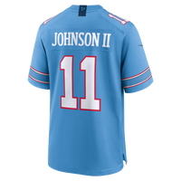 Tennessee Titans Jermaine Johnson II Nike Light Blue Team Game Jersey