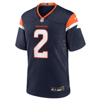 Denver Broncos Patrick Surtain II Nike Navy Alternate Game Jersey