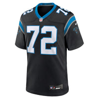 Carolina Panthers Taylor Moton Nike Black Team Game Jersey