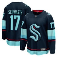 Seattle Kraken Jaden Schwartz Fanatics Navy Home Breakaway Player Jersey