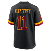 Washington Commanders Luke McCaffrey Nike Black Hail Raiser Alternate Game Jersey