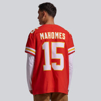 Kansas City Chiefs Patrick Mahomes Nike Red Team Vapor F.U.S.E. Elite Jersey