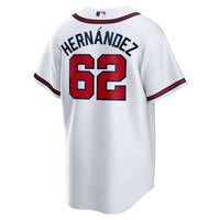 Atlanta Braves Daysbel Hernandez Nike White Home Replica Jersey
