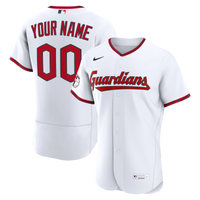 Cleveland Guardians Nike White Home Authentic Custom Jersey