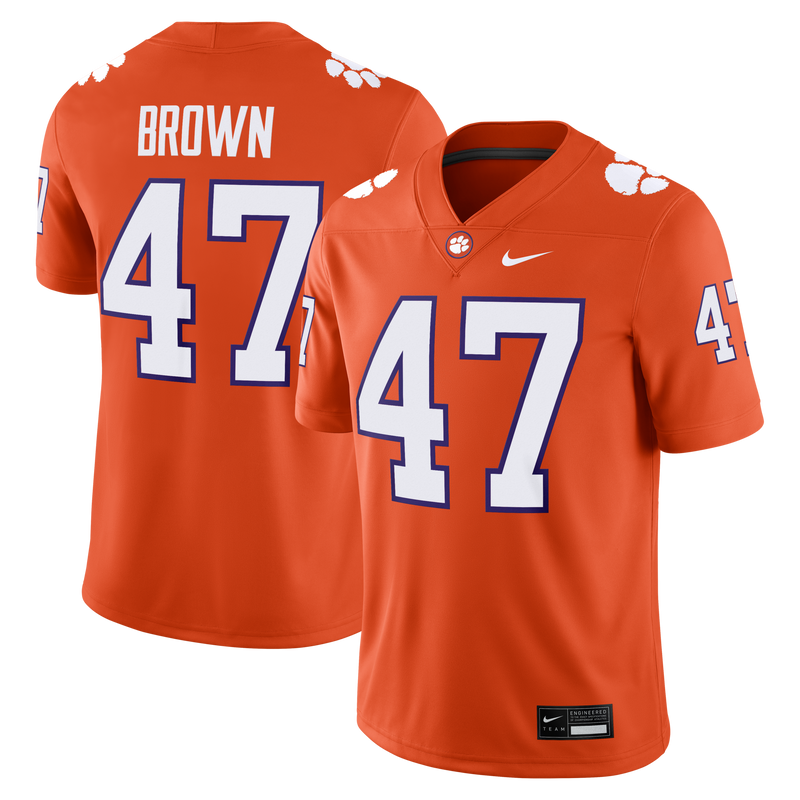 Sammy Brown Clemson Tigers Nike Game Football Jersey - Orange