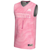 #1 Minnesota Golden Gophers GameDay Greats Lightweight Basketball Fashion Jersey - Pink