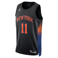 New York Knicks Jordan Brand Statement Edition Jersey - Black - Jalen Brunson -
